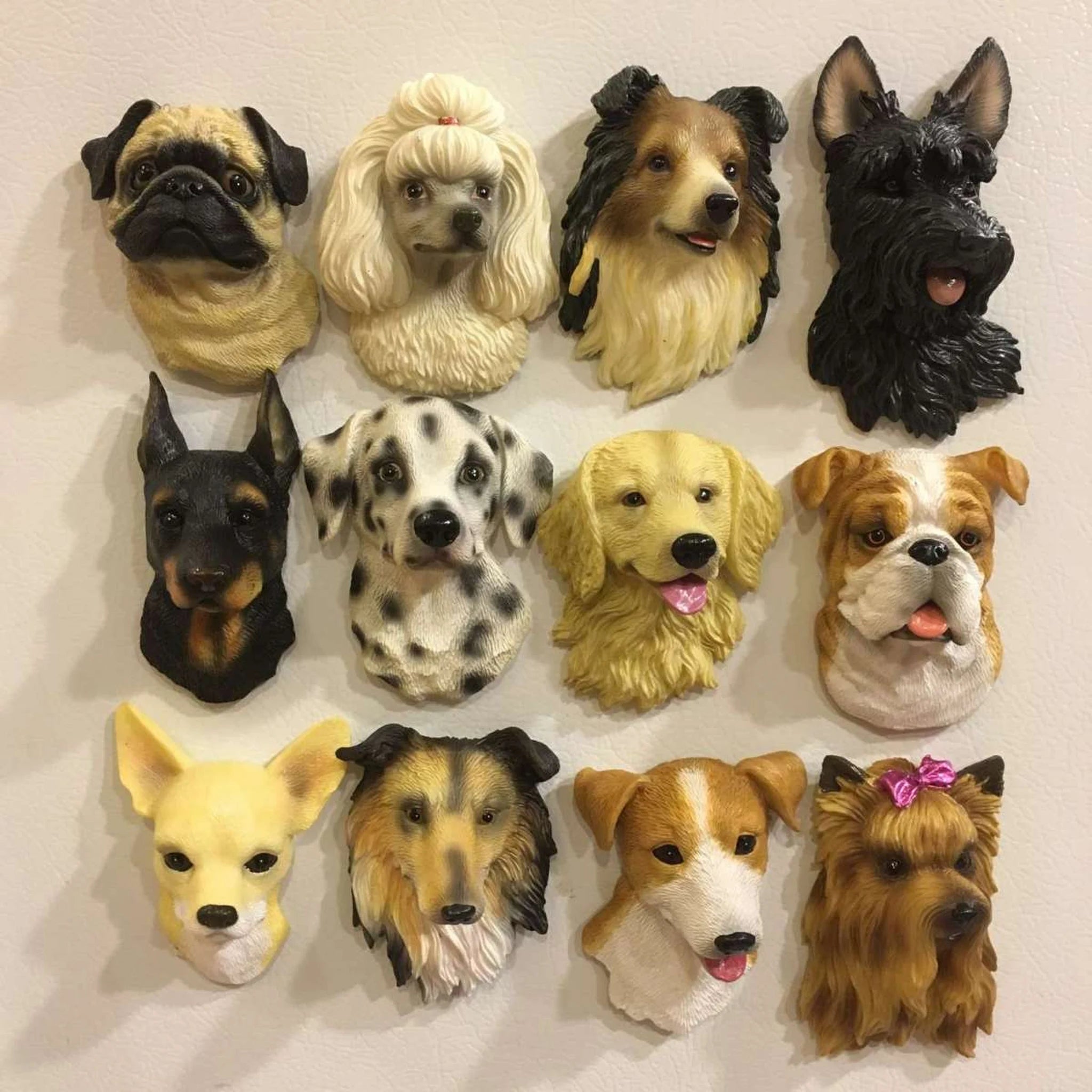 3D Dog Head Magnets product photo