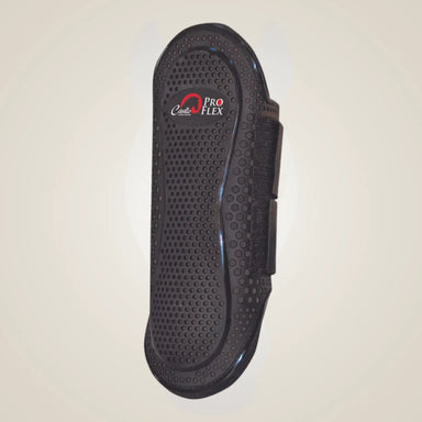 Black split boot with Pro Flex logo on a beige background