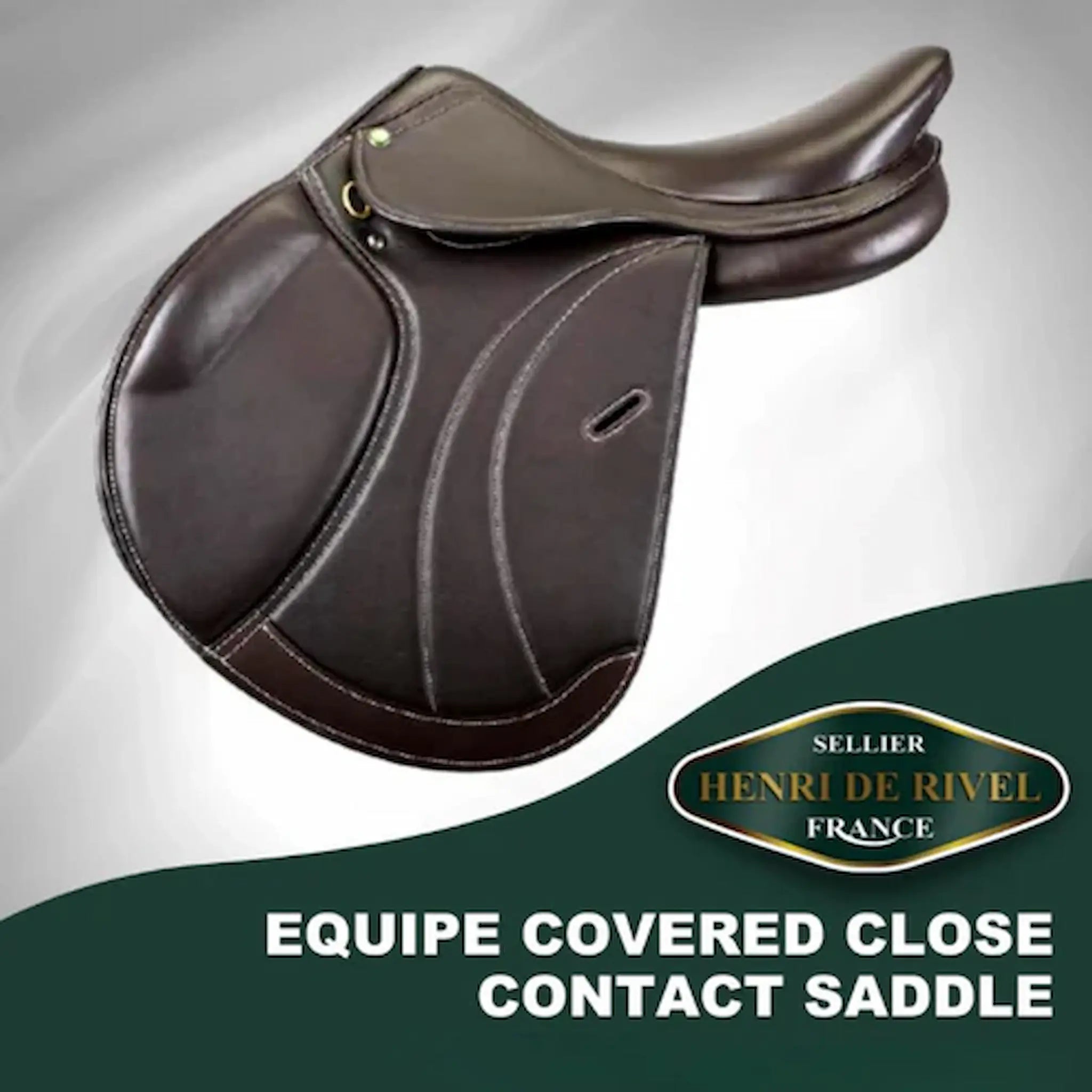 HENRI DE RIVEL EQUIPE COVERED CLOSE CONTACT IGP SADDLE