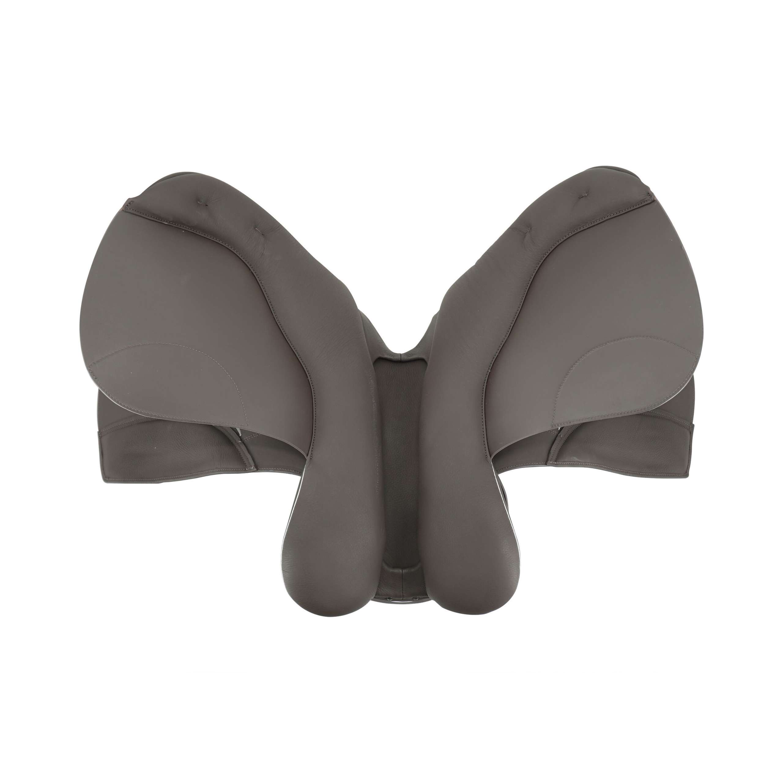 Kieffer Garmisch all purpose saddle in brown, stirrup strap loop integrated into the saddle flap