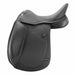 Kieffer Pluto dressage saddle, half panel with a cut-back shoulder for compact, wide horses