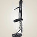 Catago 3D-Tech double bridle in black Italian leather, full bridle with two reins.
