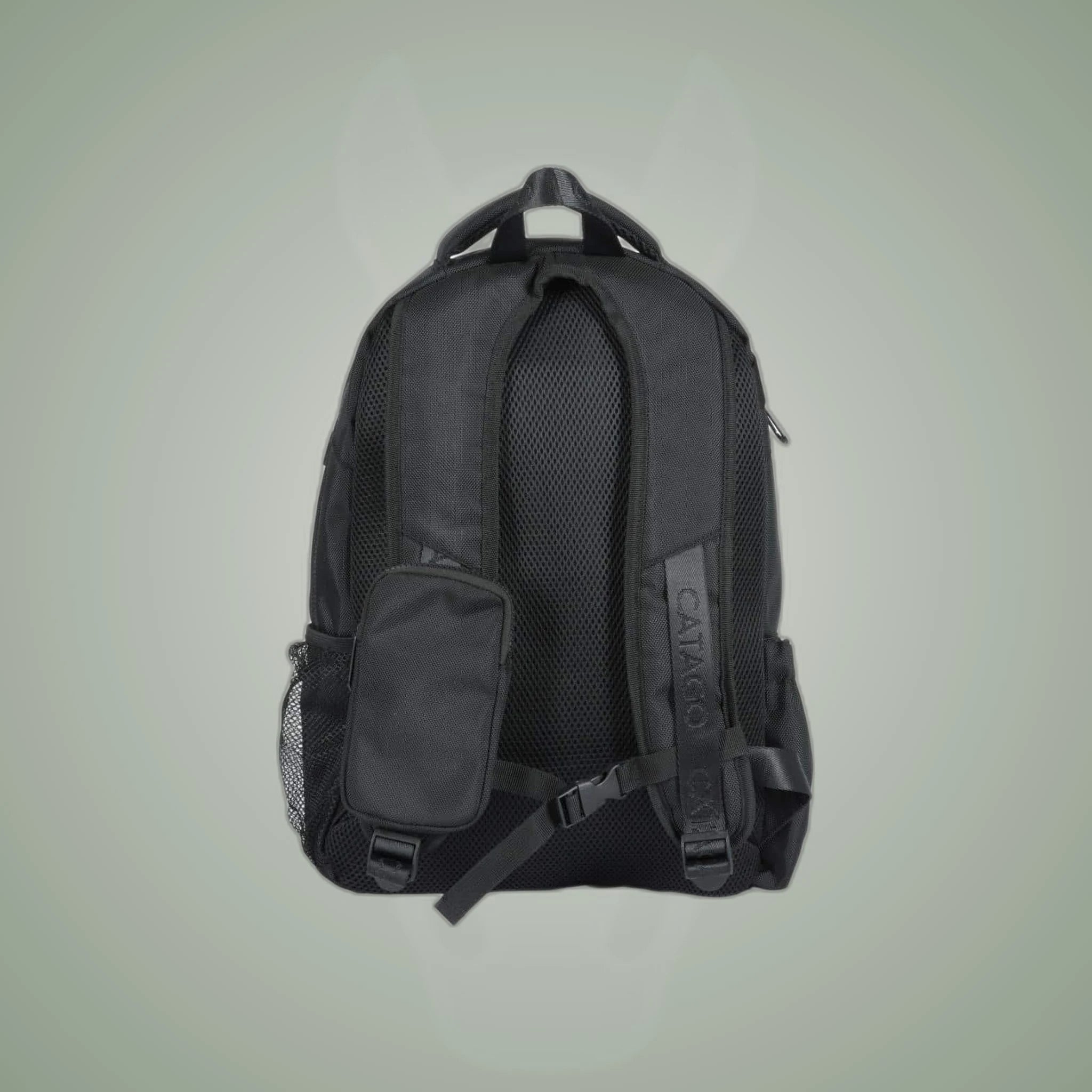 Catago Backpack 2.0 on One-Eyed Equine branded background