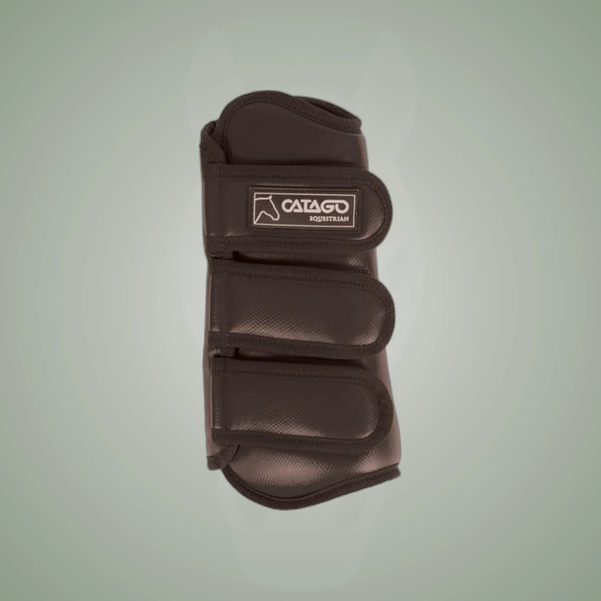 Catago Dressage Boots on One-Eyed Equine branded background