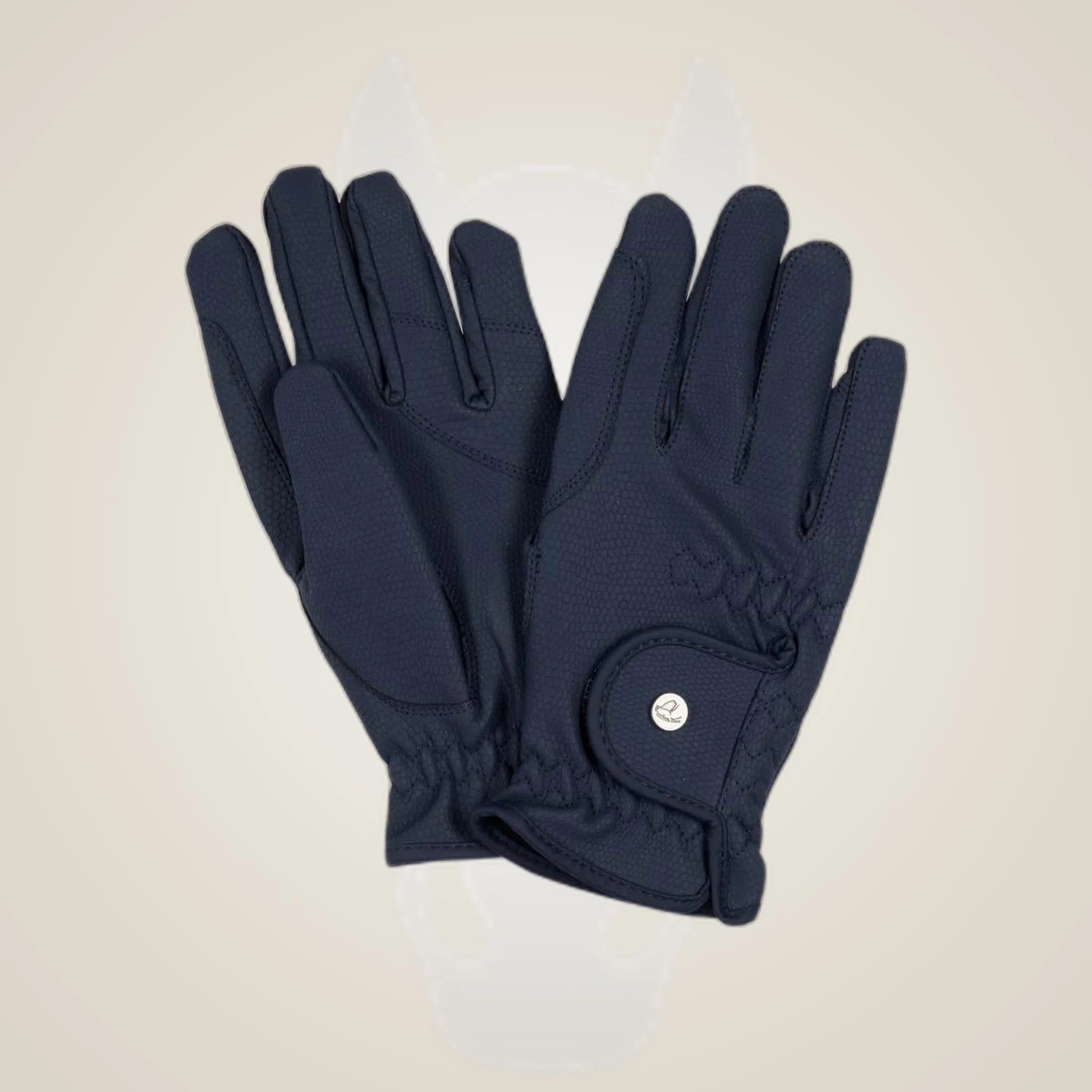 Catago FIR-Tech Elite Gloves on One-Eyed Equine branded background