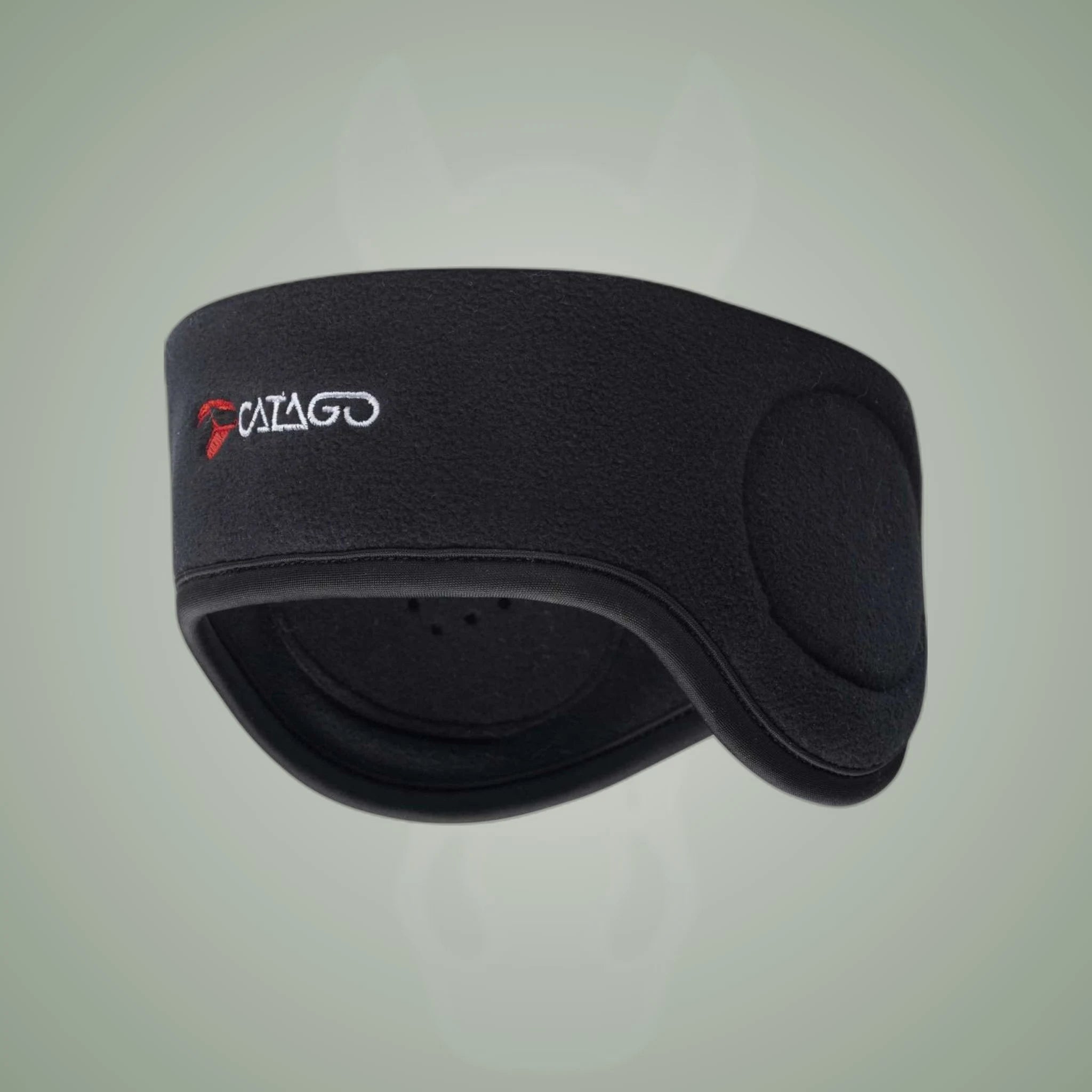 Catago FIR-Tech Fleece Headband on One-Eyed Equine branded background