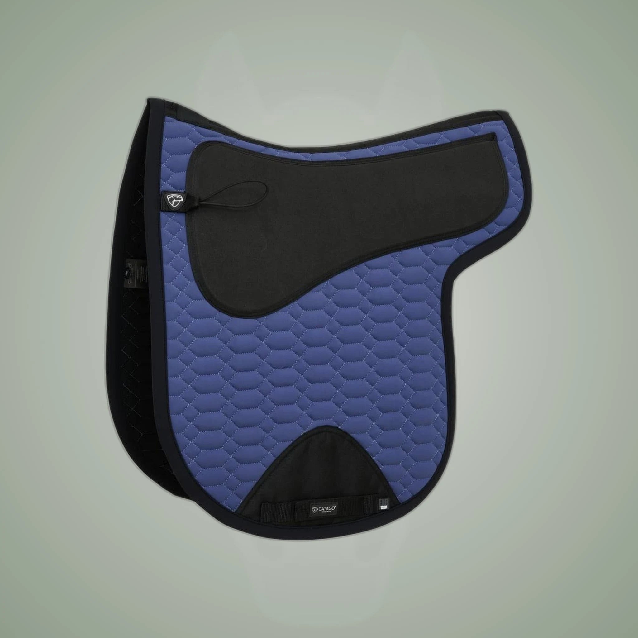 Catago FIR-Tech Grand Icelandic Saddle Pad on One-Eyed Equine branded background