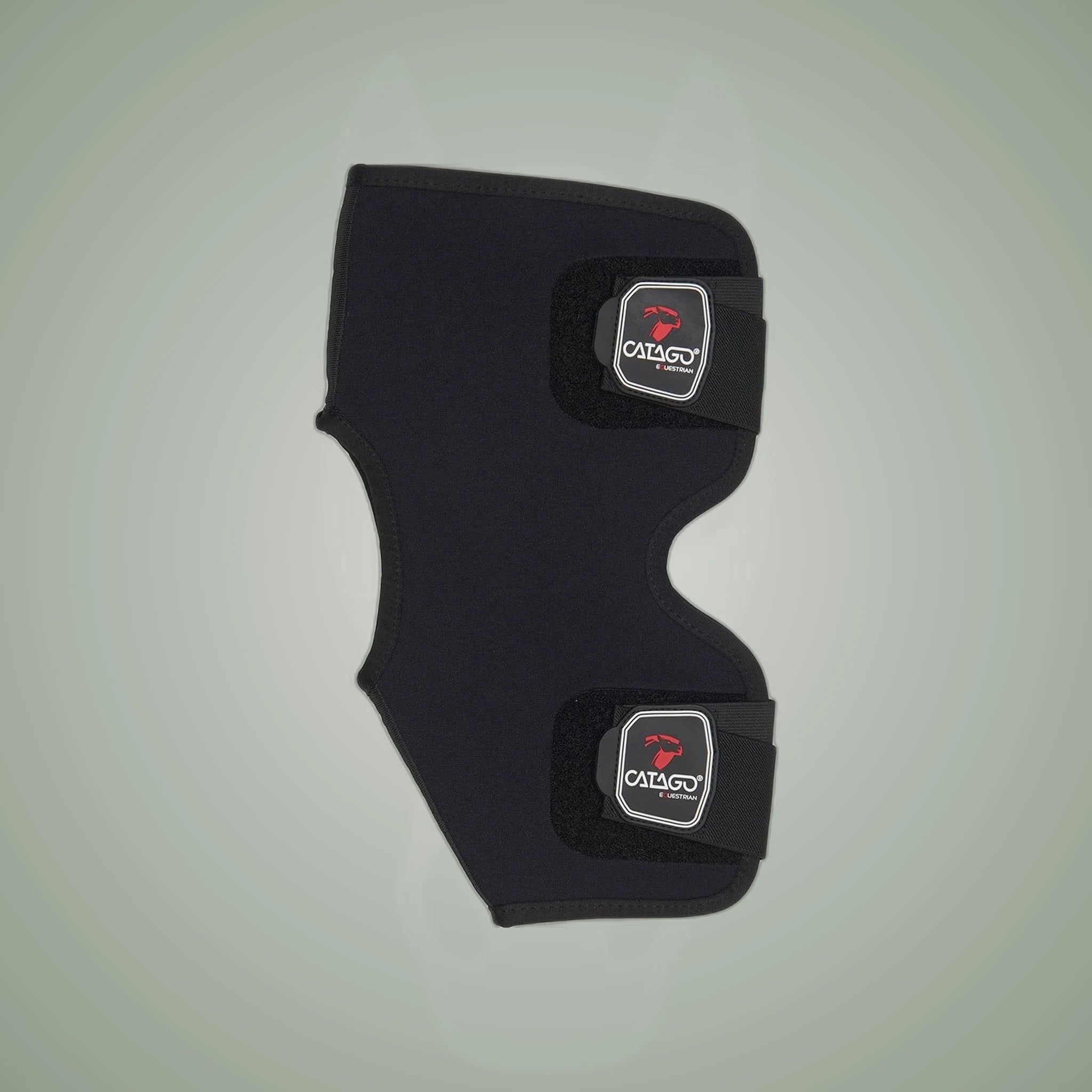 Catago FIR-Tech Hock Boot on One-Eyed Equine branded background