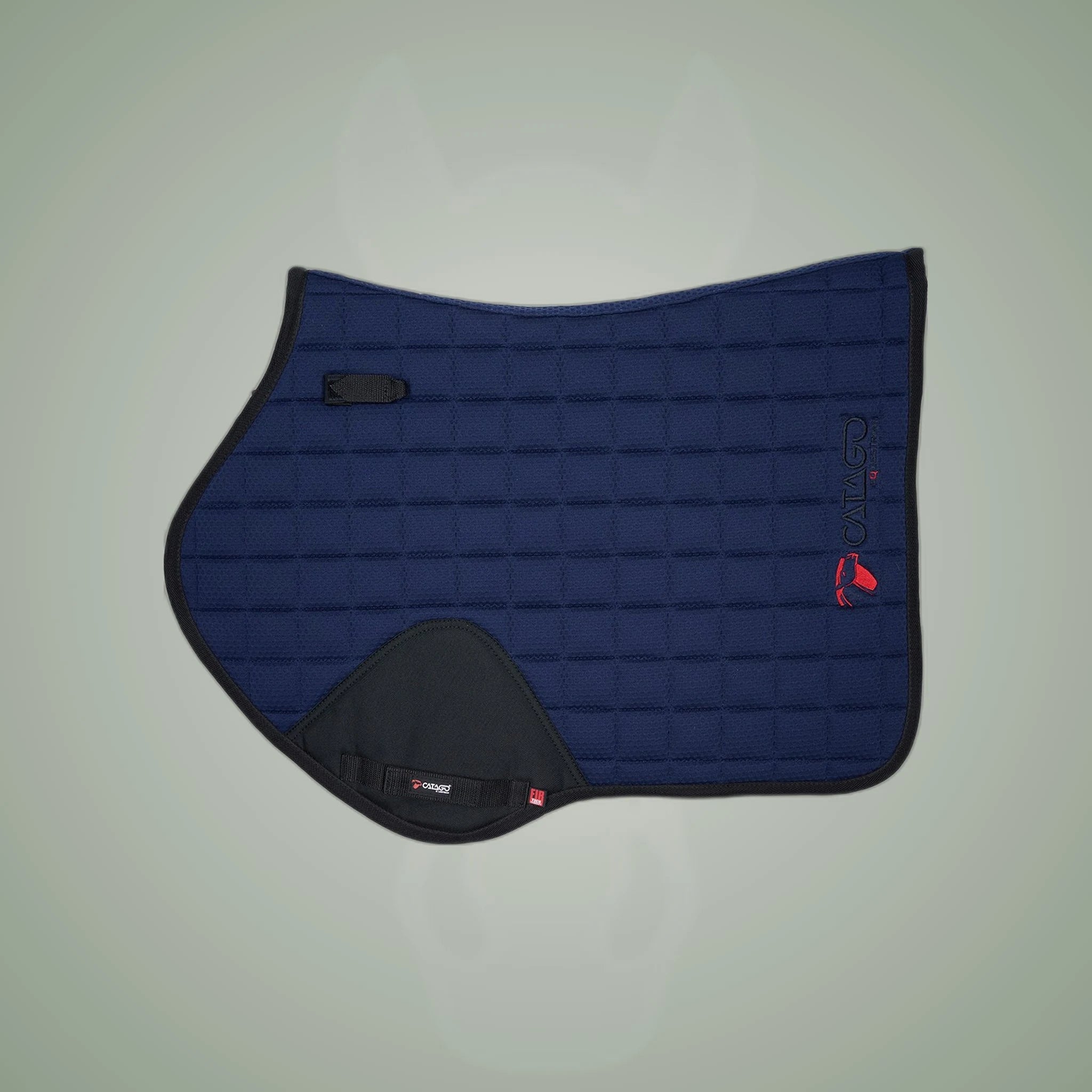 Catago FIR-Tech Jumper Saddle Pad on One-Eyed Equine branded background