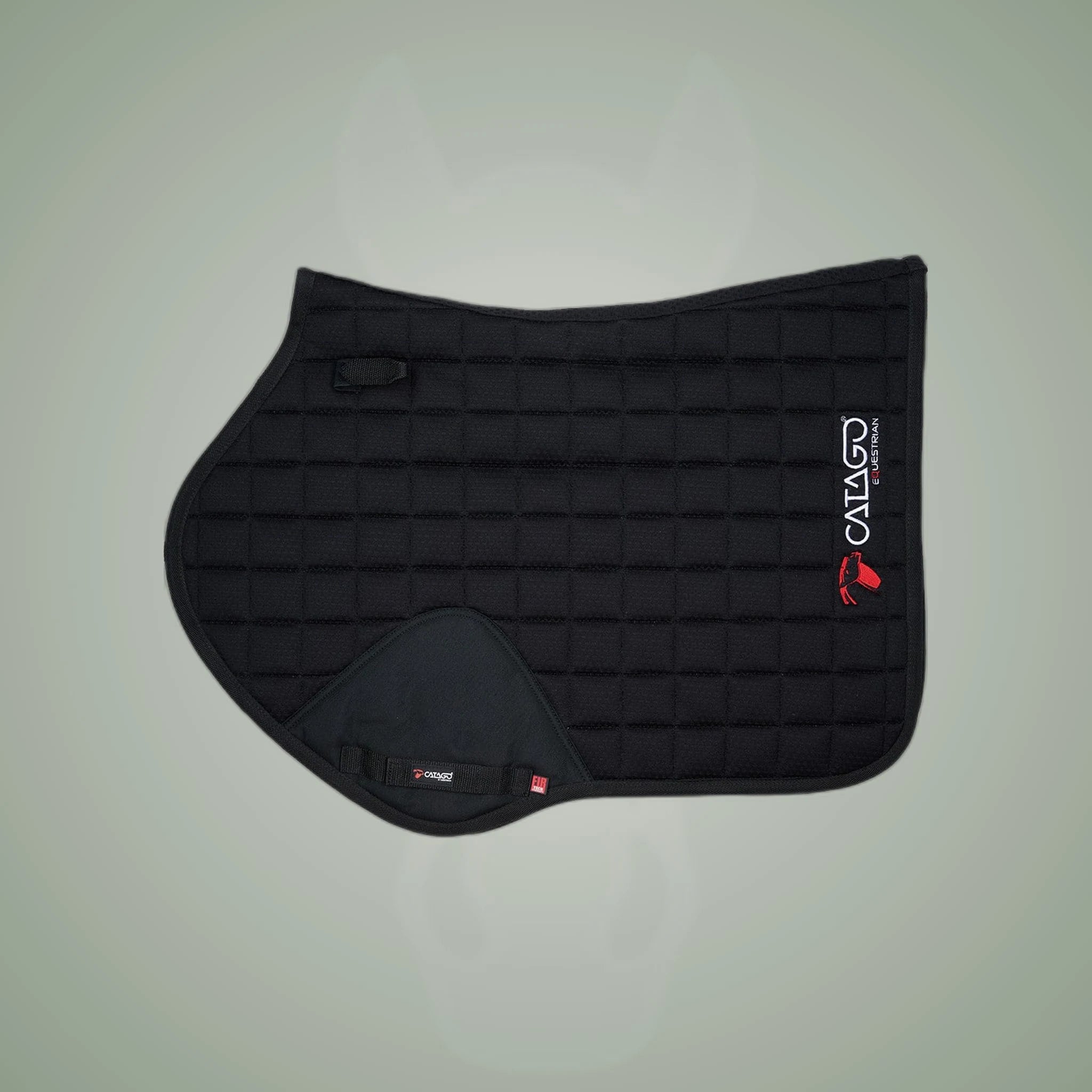 Catago FIR-Tech Jumper Saddle Pad on One-Eyed Equine branded background