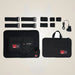 Catago FIR-Tech LED Therapy Pad Q27 with its straps, charger and carry bag.
