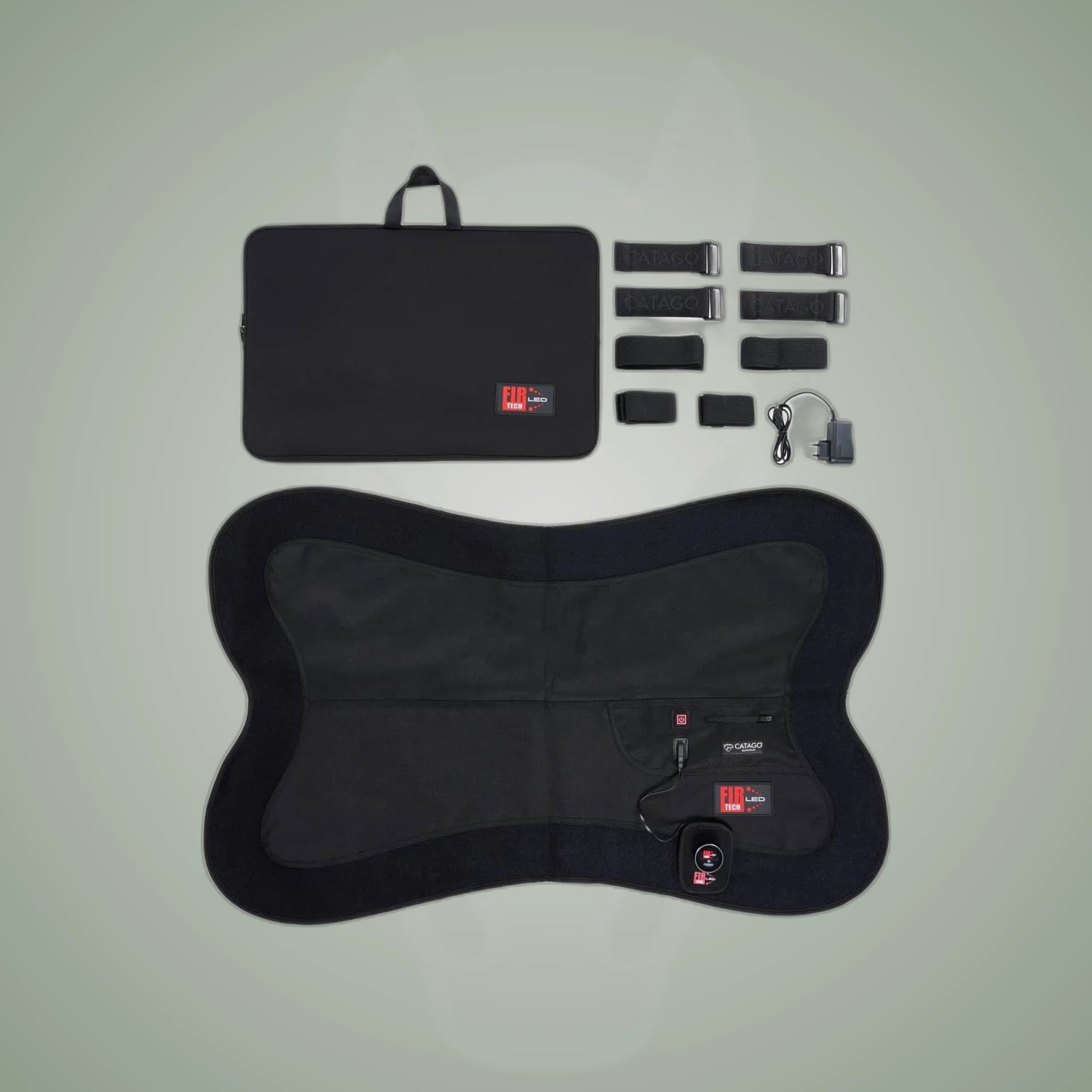 Catago FIR-Tech LED Therapy Pad X84 on One-Eyed Equine branded background