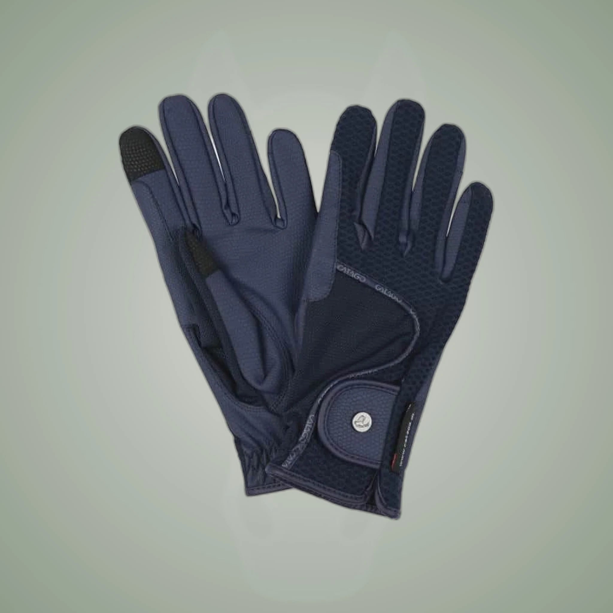Catago FIR-Tech Mesh Gloves on One-Eyed Equine branded background