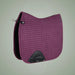 Catago FIR-Tech Performance dressage saddle pad in plum.