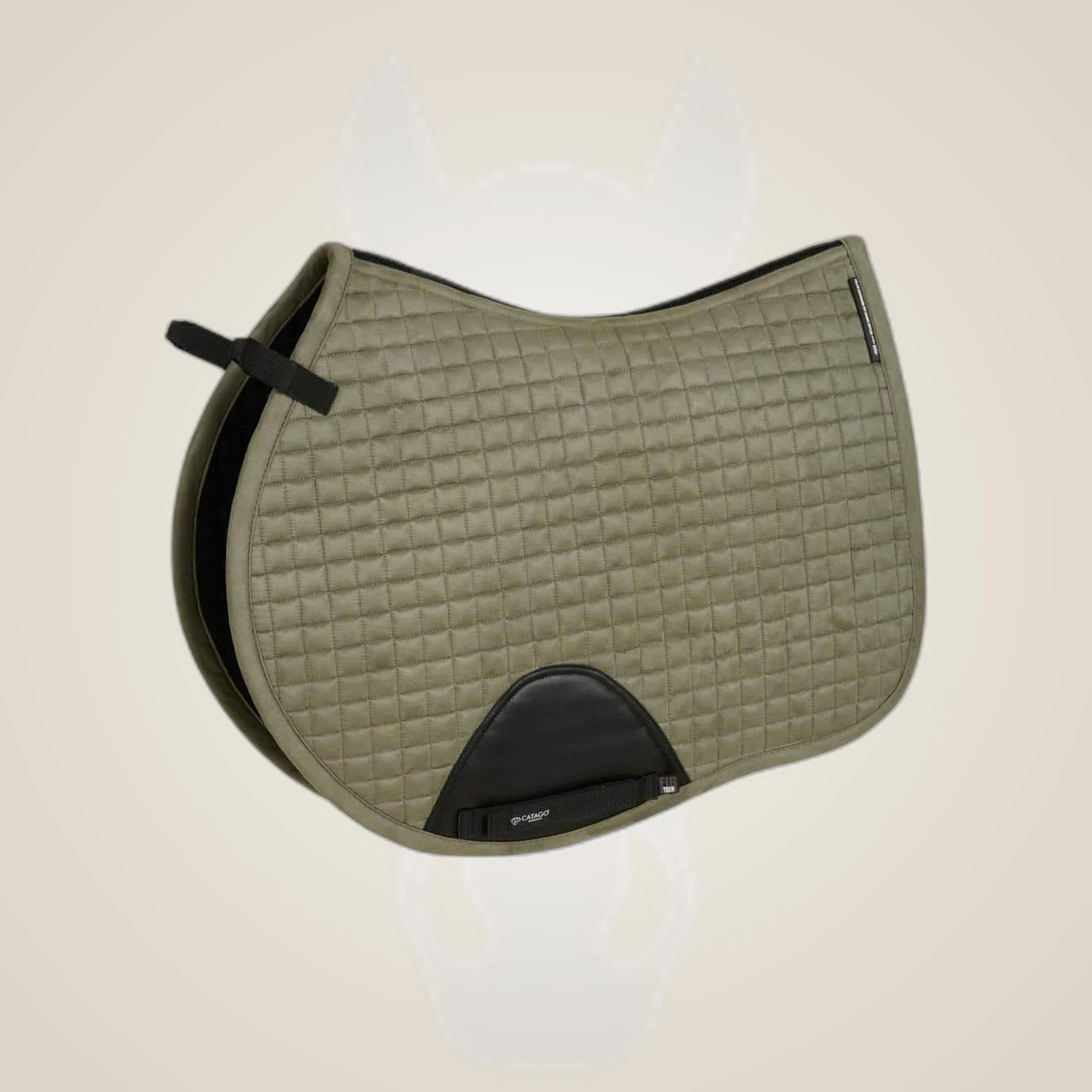 Catago FIR-Tech Performance Jump Saddle Pad on One-Eyed Equine branded background