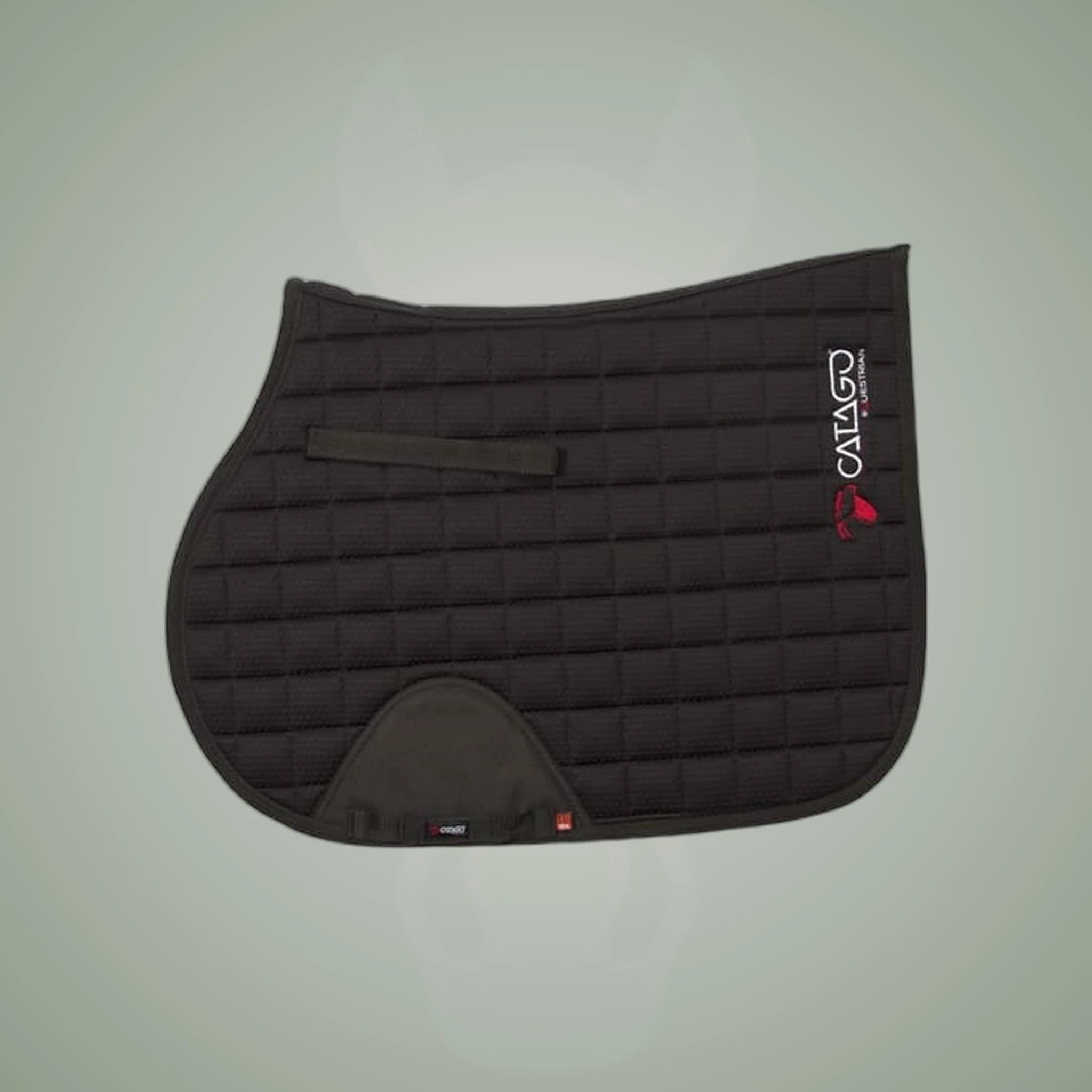 Catago FIR-Tech Saddle Pad (AP & DR) on One-Eyed Equine branded background