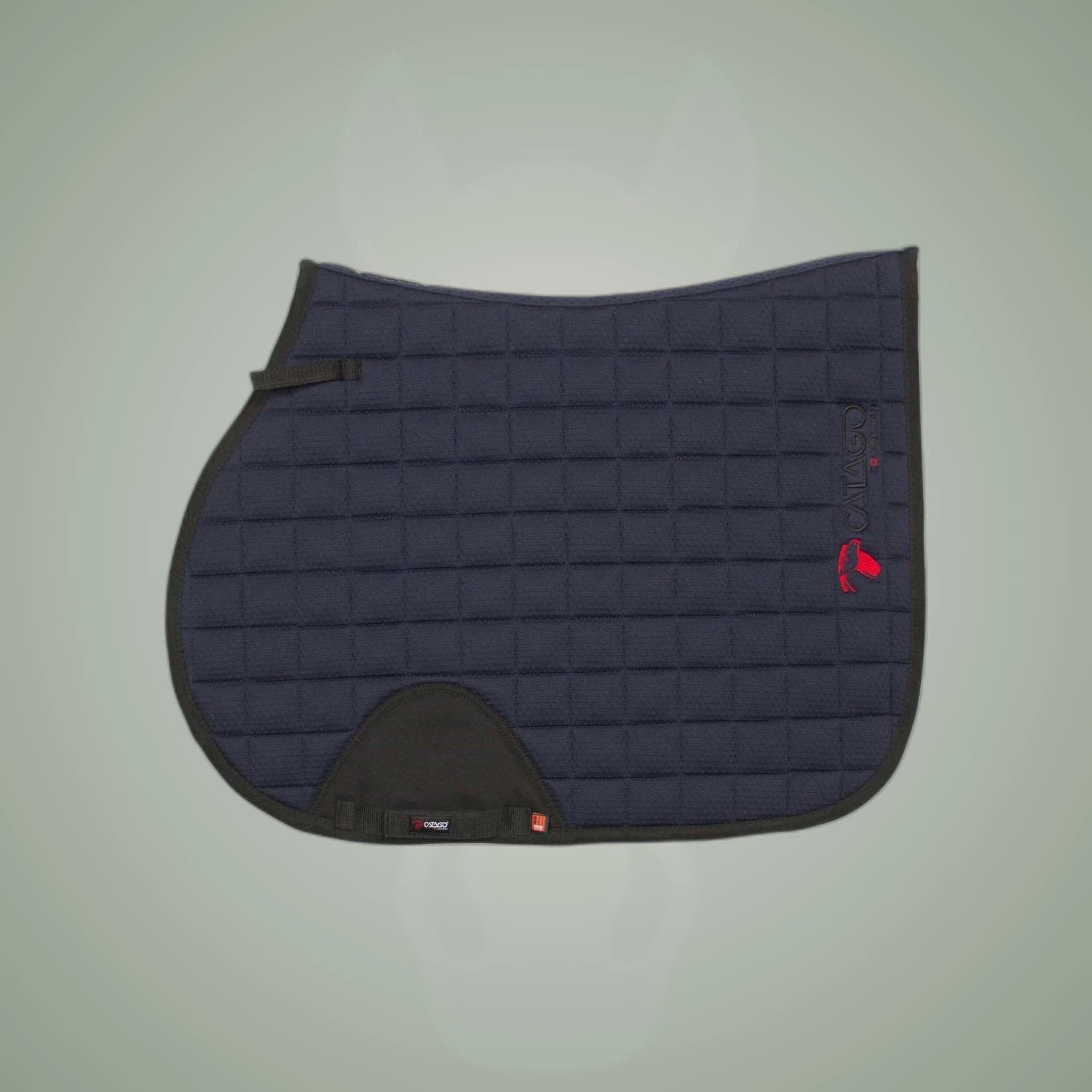 Catago FIR-Tech Saddle Pad (AP & DR) on One-Eyed Equine branded background