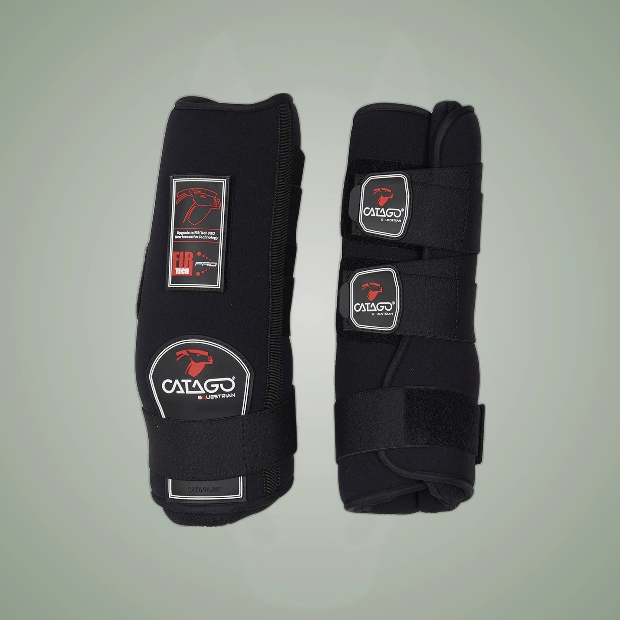 Catago FIR-Tech Stable Boots on One-Eyed Equine branded background