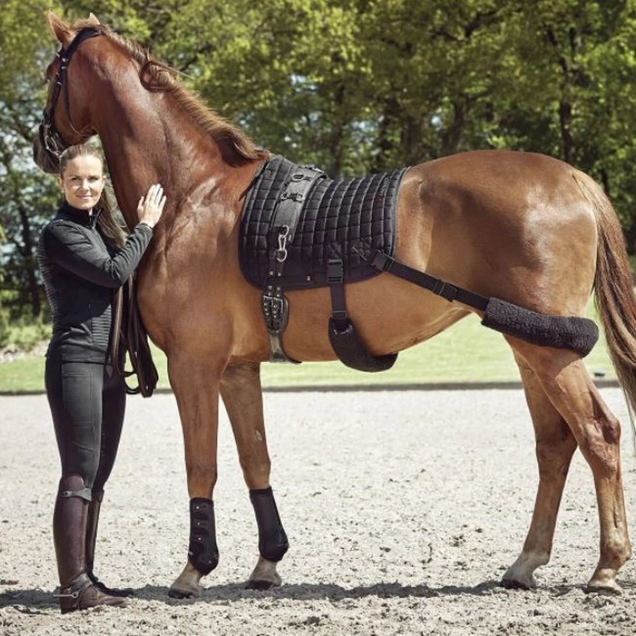 Catago FIR-Tech Training Saddle Pad with Elastic product photo