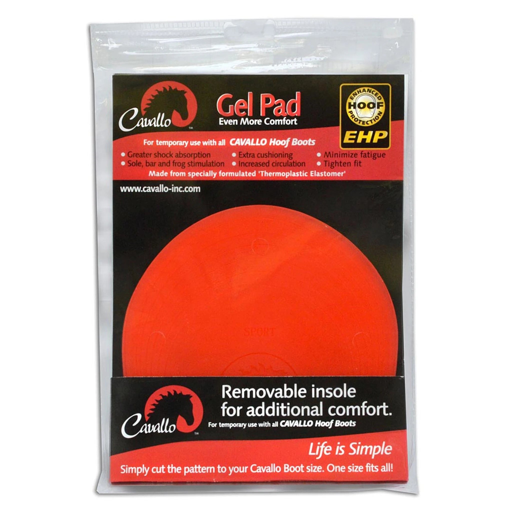 Cavallo Gel Pads - Black
