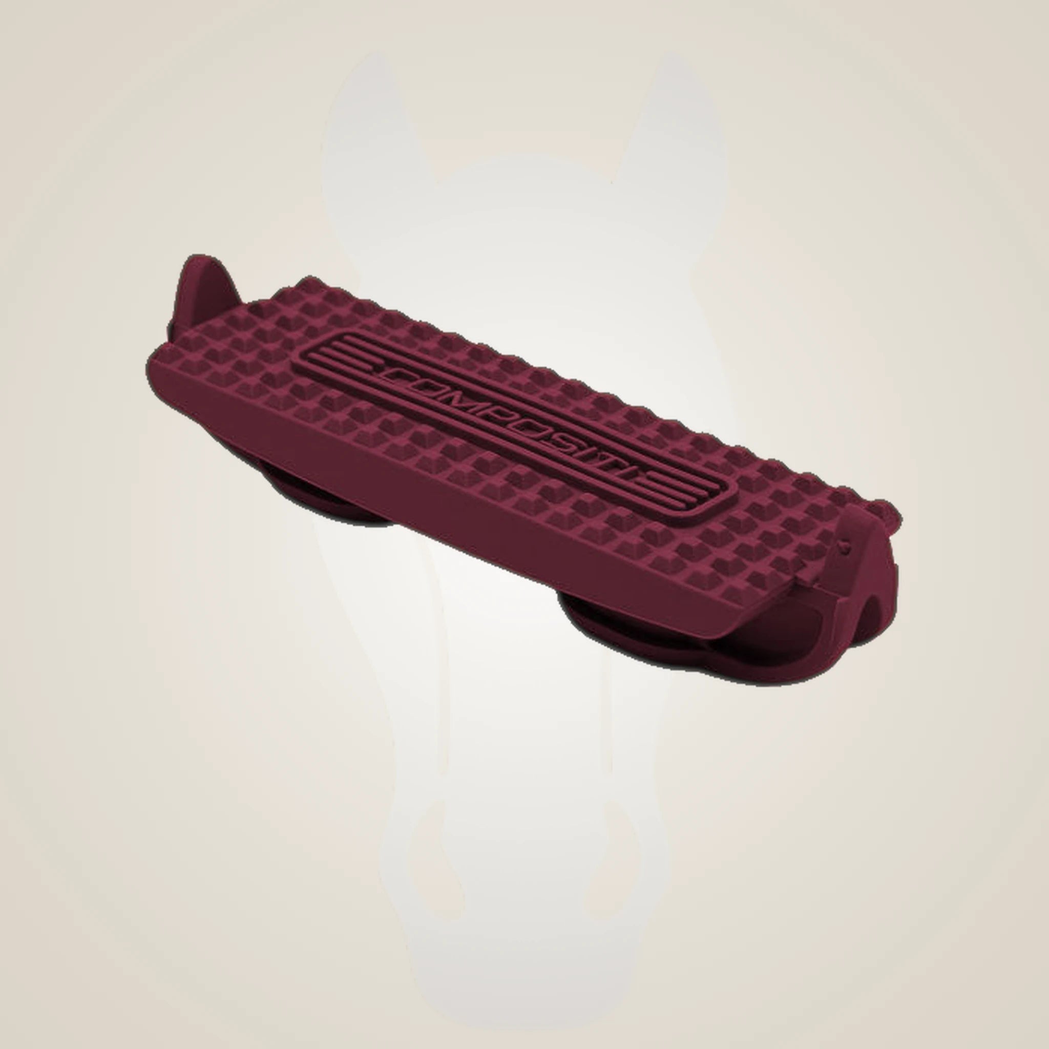 Compositi Pair Of Pads For Premium Stirrups Adult - Burgundy