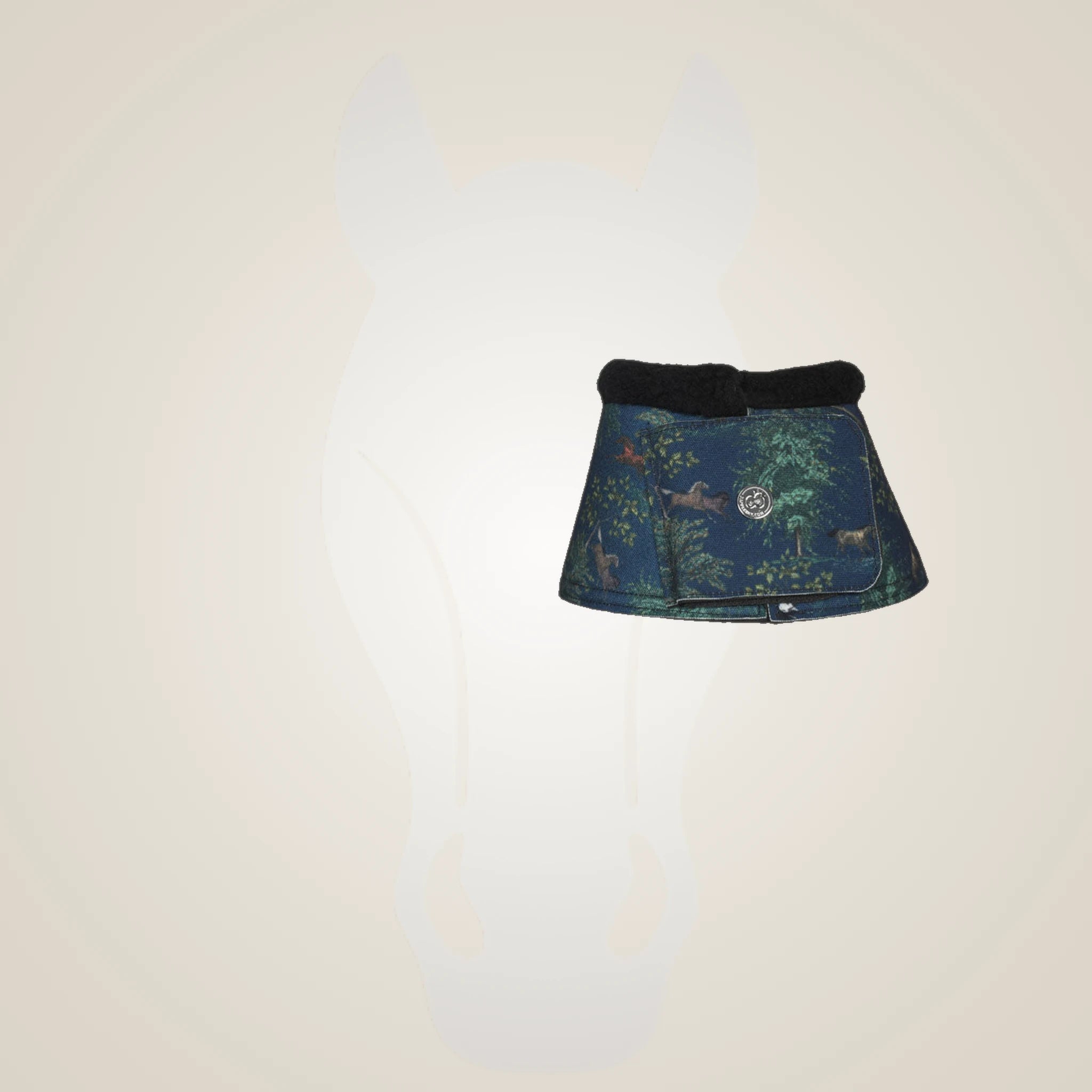 Dapplebay Autumn Toile Bell Boots - Navy