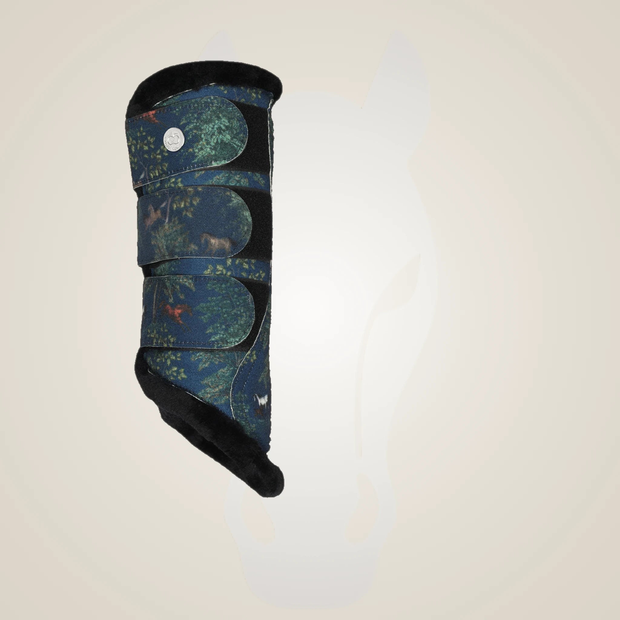 Dapplebay Autumn Toile Brush Boots - Navy