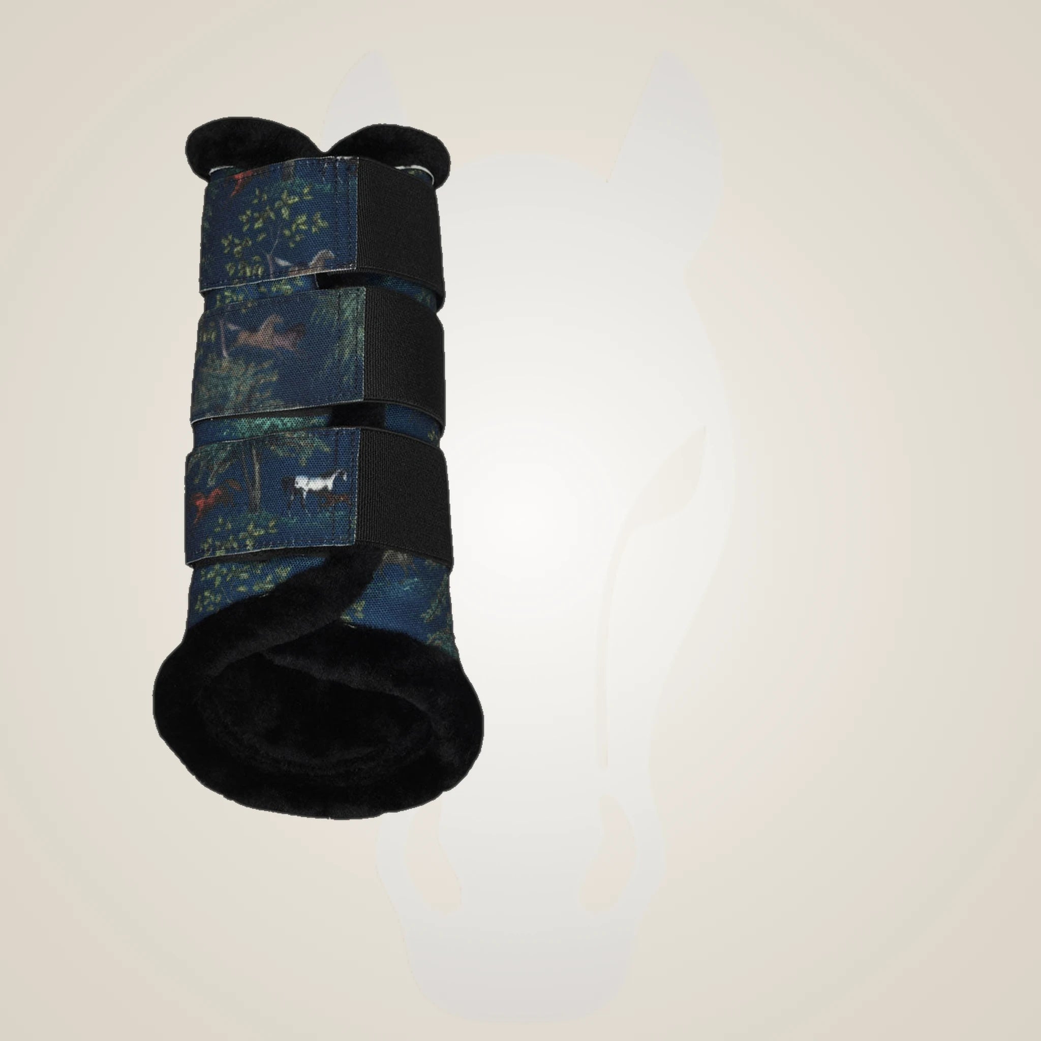 Dapplebay Autumn Toile Brush Boots - Navy