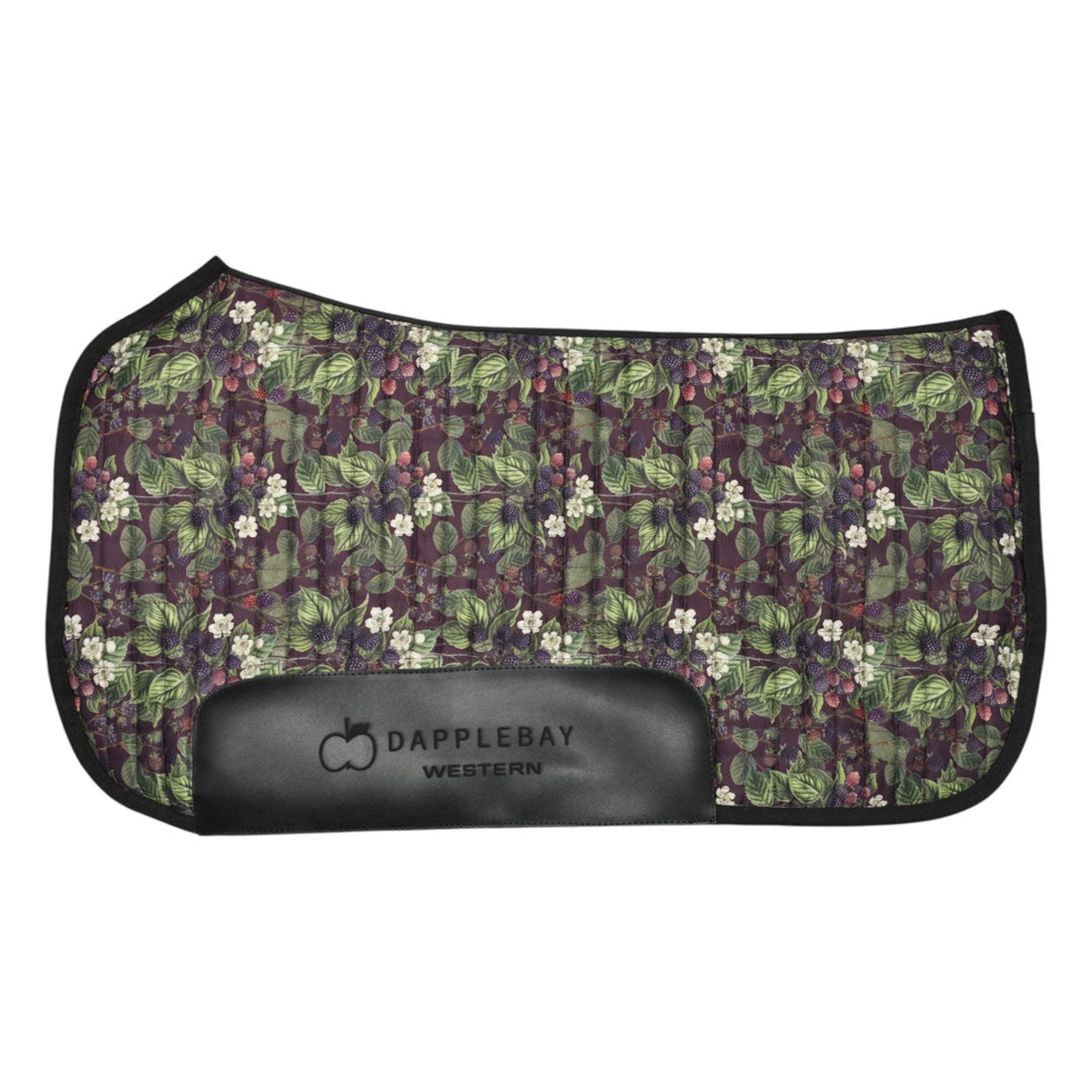 Dapplebay Blackberry Daze Western Saddle Pad - Blackberry