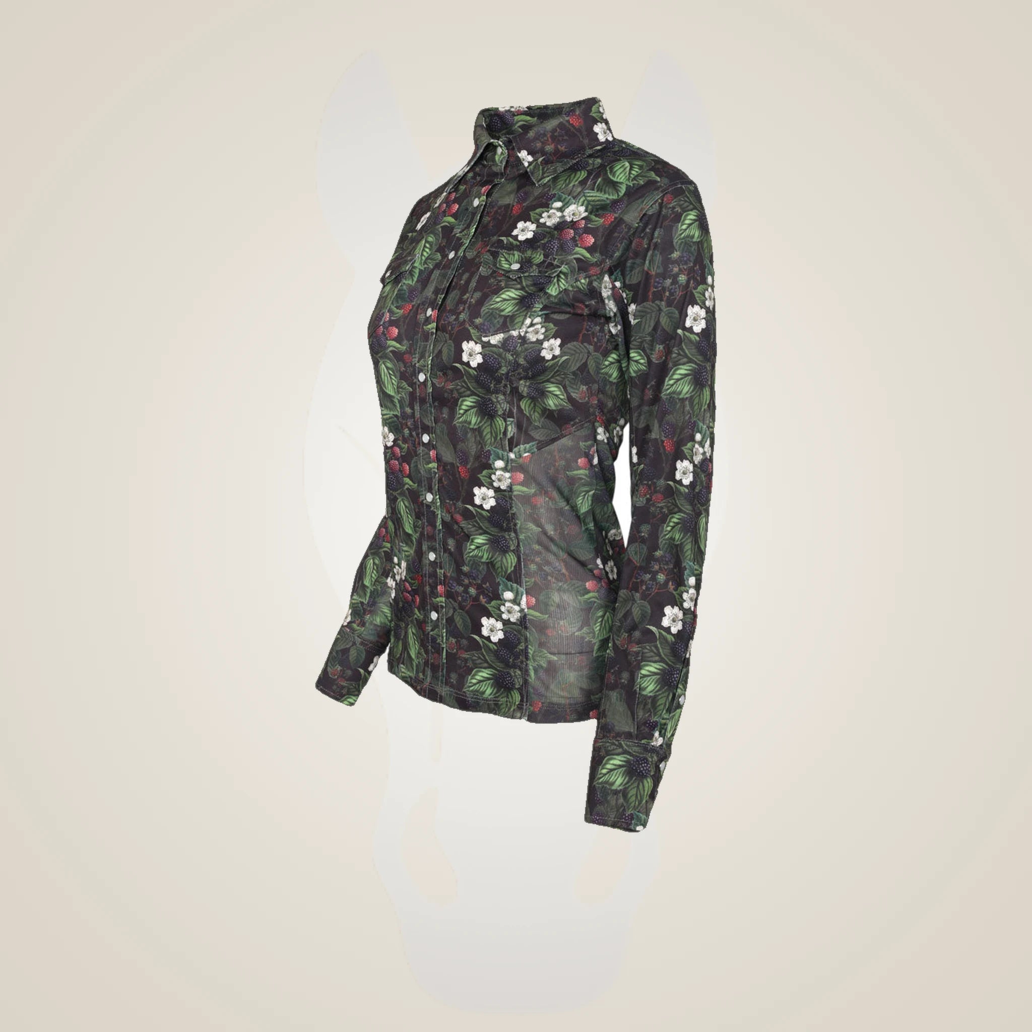 Dapplebay Blackberry Daze Western Top - Blackberry