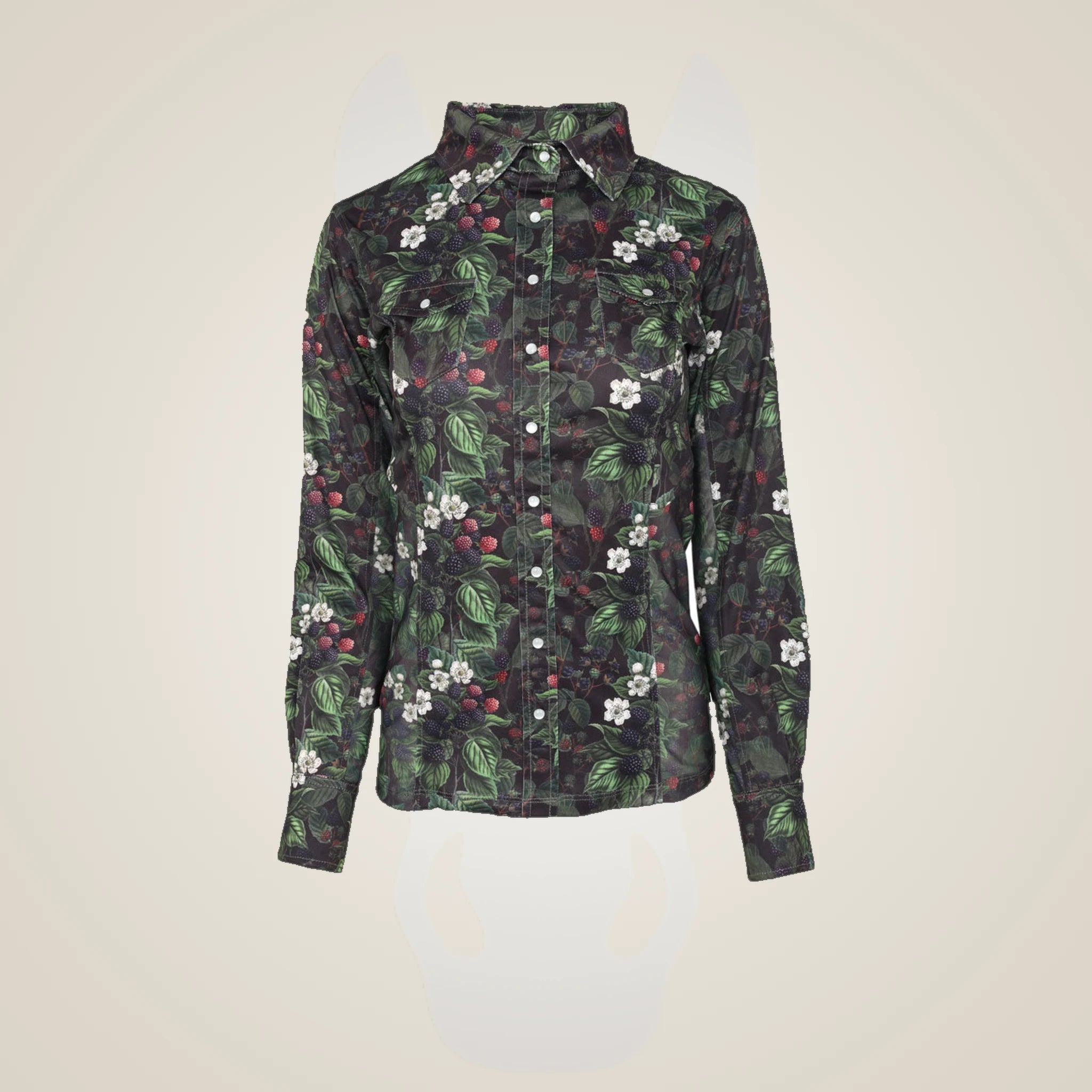 Dapplebay Blackberry Daze Western Top - Blackberry