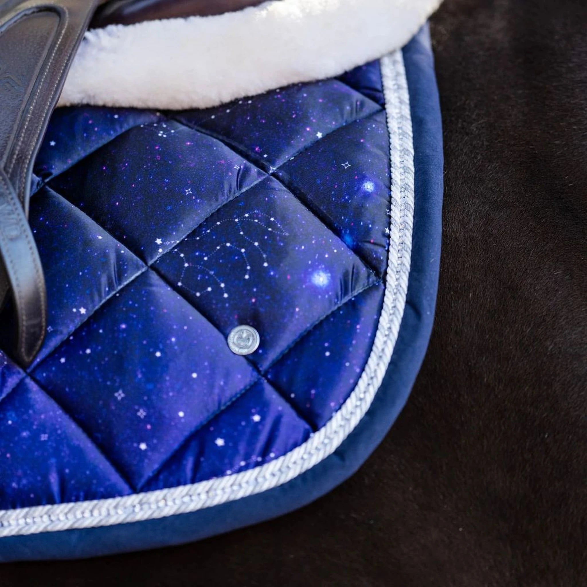 Dapplebay Constellation Jump Saddle Pad - Navy/Multi