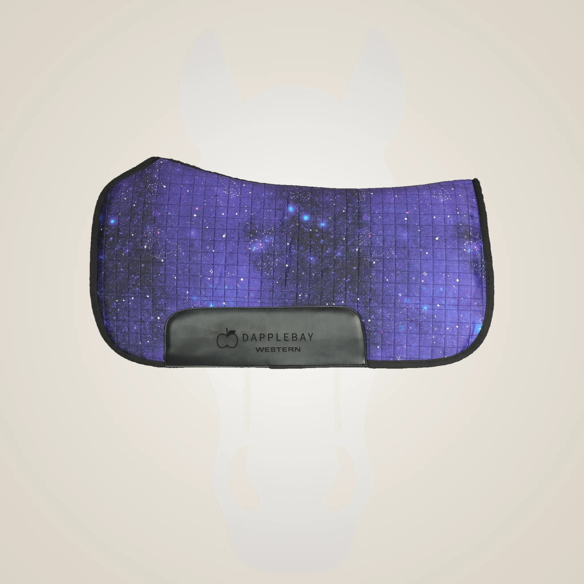 Dapplebay Constellation Western Saddle Pad - Navy/Multi