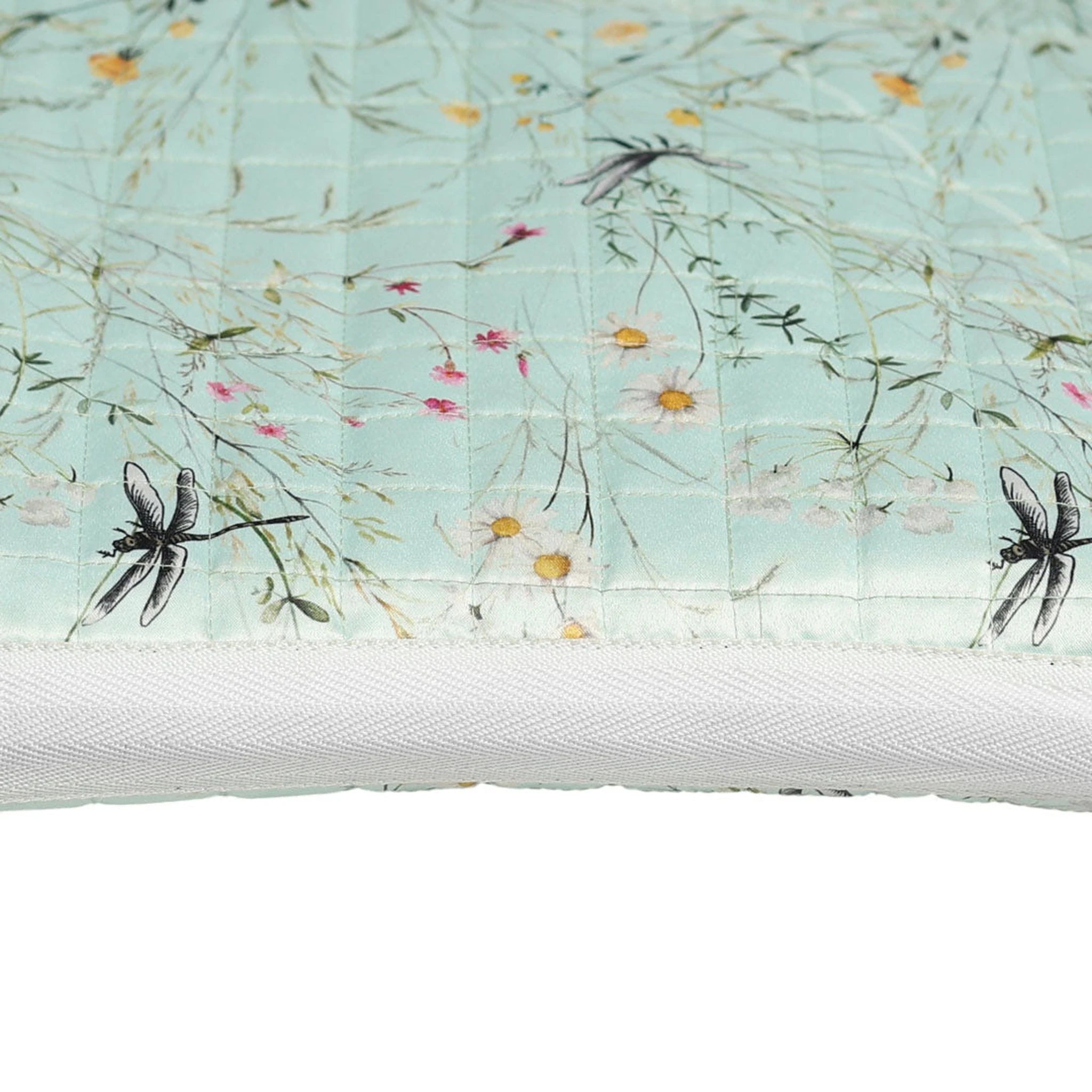 Dapplebay Dragonfly Meadow Western Saddle Pad-Green - Green