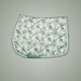 Dapplebay Equestrian Toile Jump Saddle Pad-Green/White - Green/White