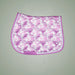Dapplebay Equestrian Toile Pony Saddle Pad-Rose/White - Rose/White