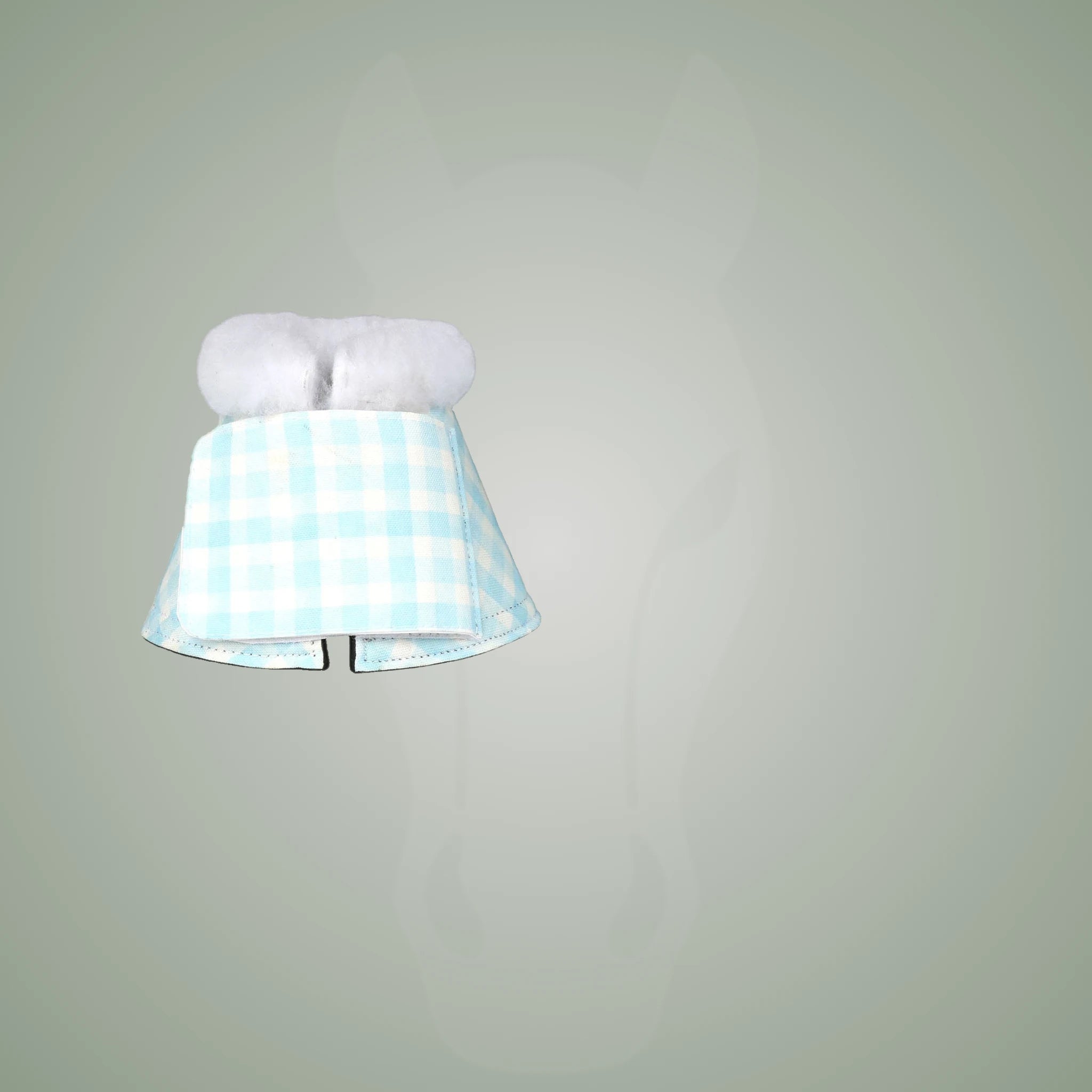 Dapplebay Gingham Bell Boots-Blue/White - Blue/White