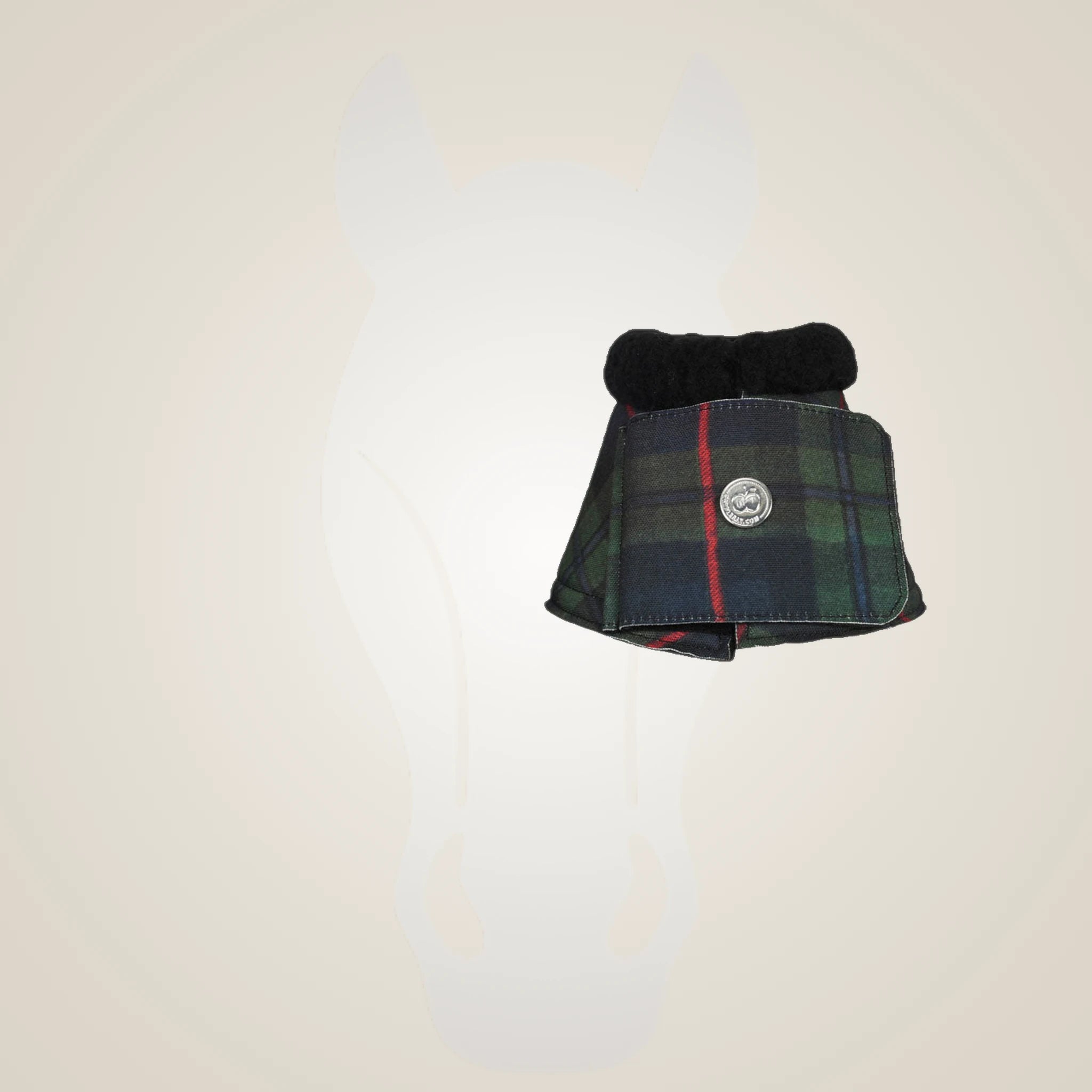 Dapplebay Holiday Plaid Bell Boots-Green - Green