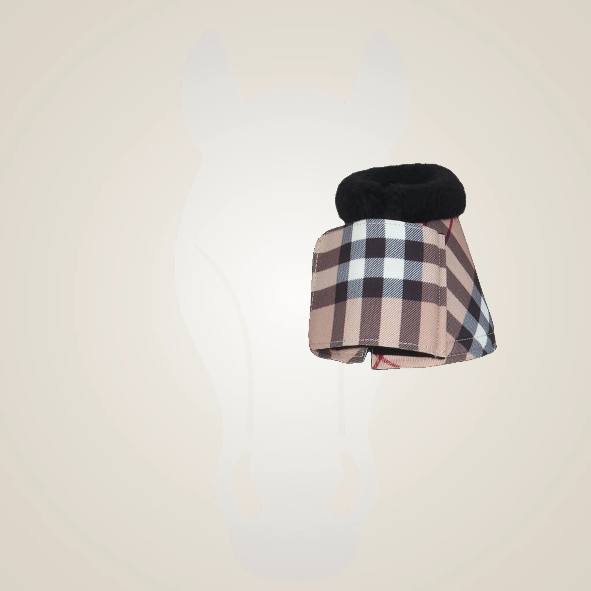 Dapplebay Holiday Plaid Bell Boots-Tan - Tan