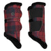 Dapplebay Holiday Plaid Brush Boots-Red - Red