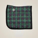 Dapplebay Holiday Plaid Dressage Saddle Pad-GREEN - Green