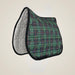 Dapplebay Holiday Plaid Jump Saddle Pad - Green - Green