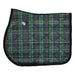 Dapplebay Holiday Plaid Pony Saddle Pad-GREEN - Green