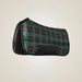 Dapplebay Holiday Plaid Western Saddle Pad - Green - Green