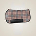 Dapplebay Holiday Plaid Western Saddle Pad-Tan - Tan