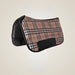 Dapplebay Holiday Plaid Western Saddle Pad-Tan - Tan