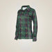 Dapplebay Holiday Plaid Western Top