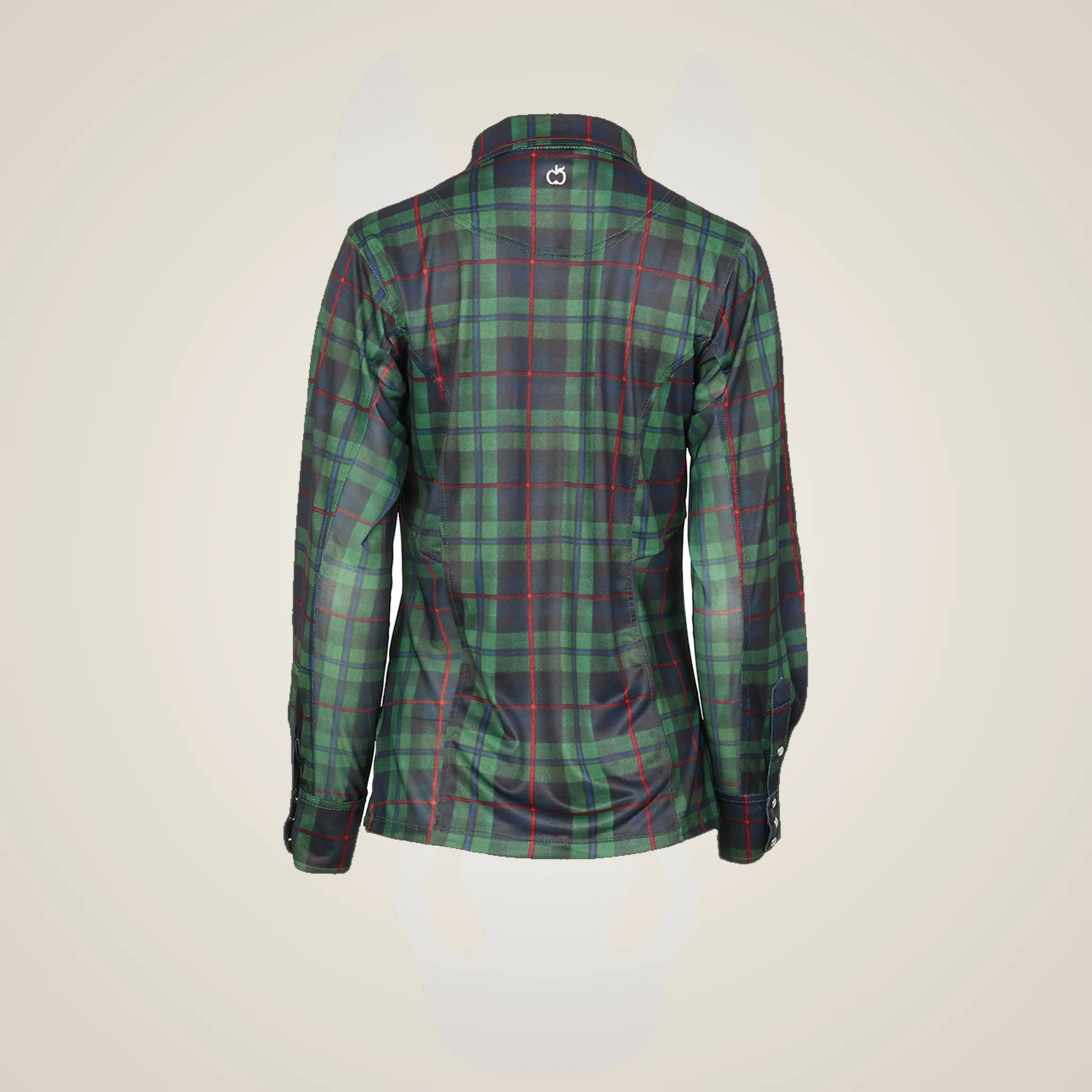 Dapplebay Holiday Plaid Western Top