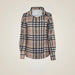 Dapplebay Holiday Plaid Western Top - Tan
