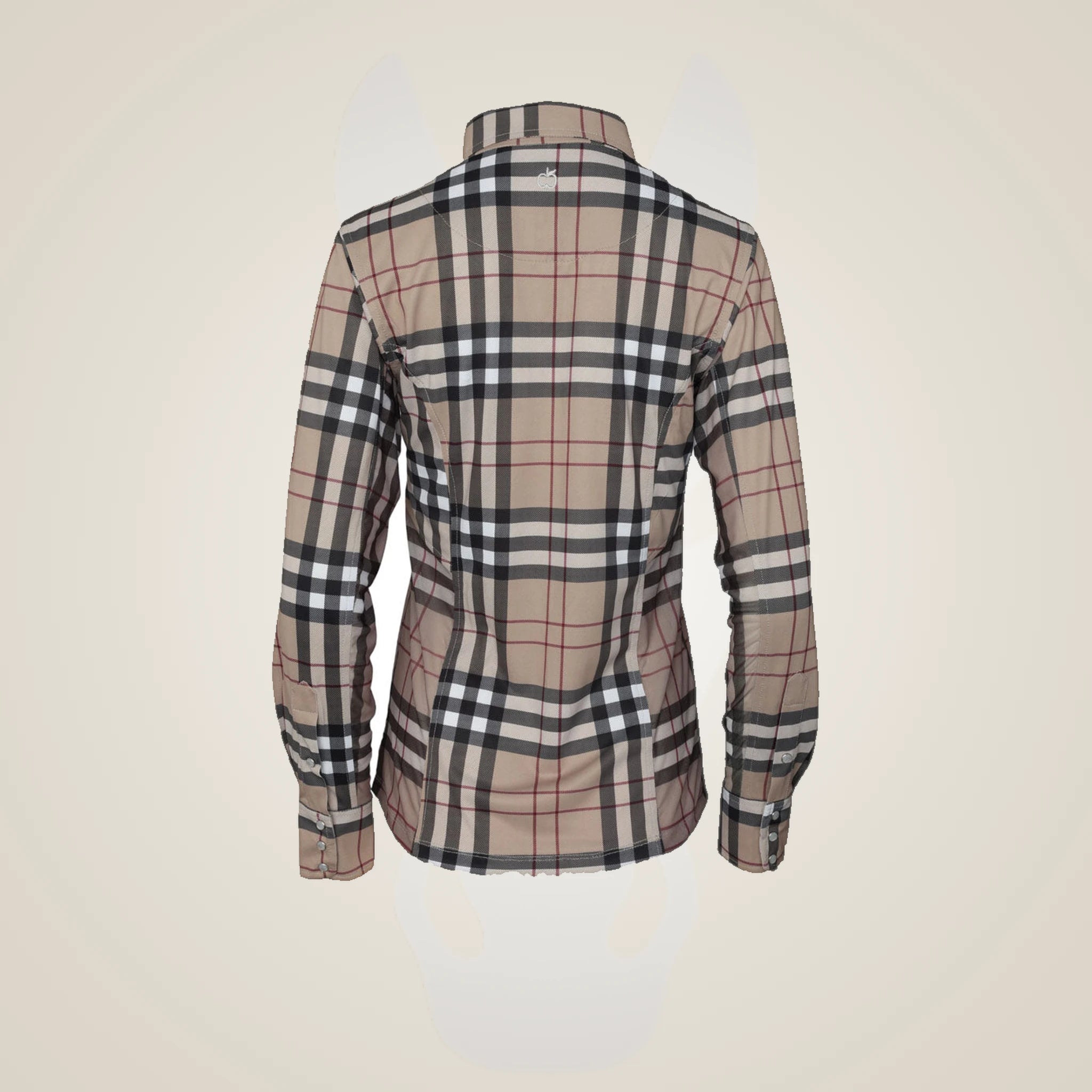 Dapplebay Holiday Plaid Western Top